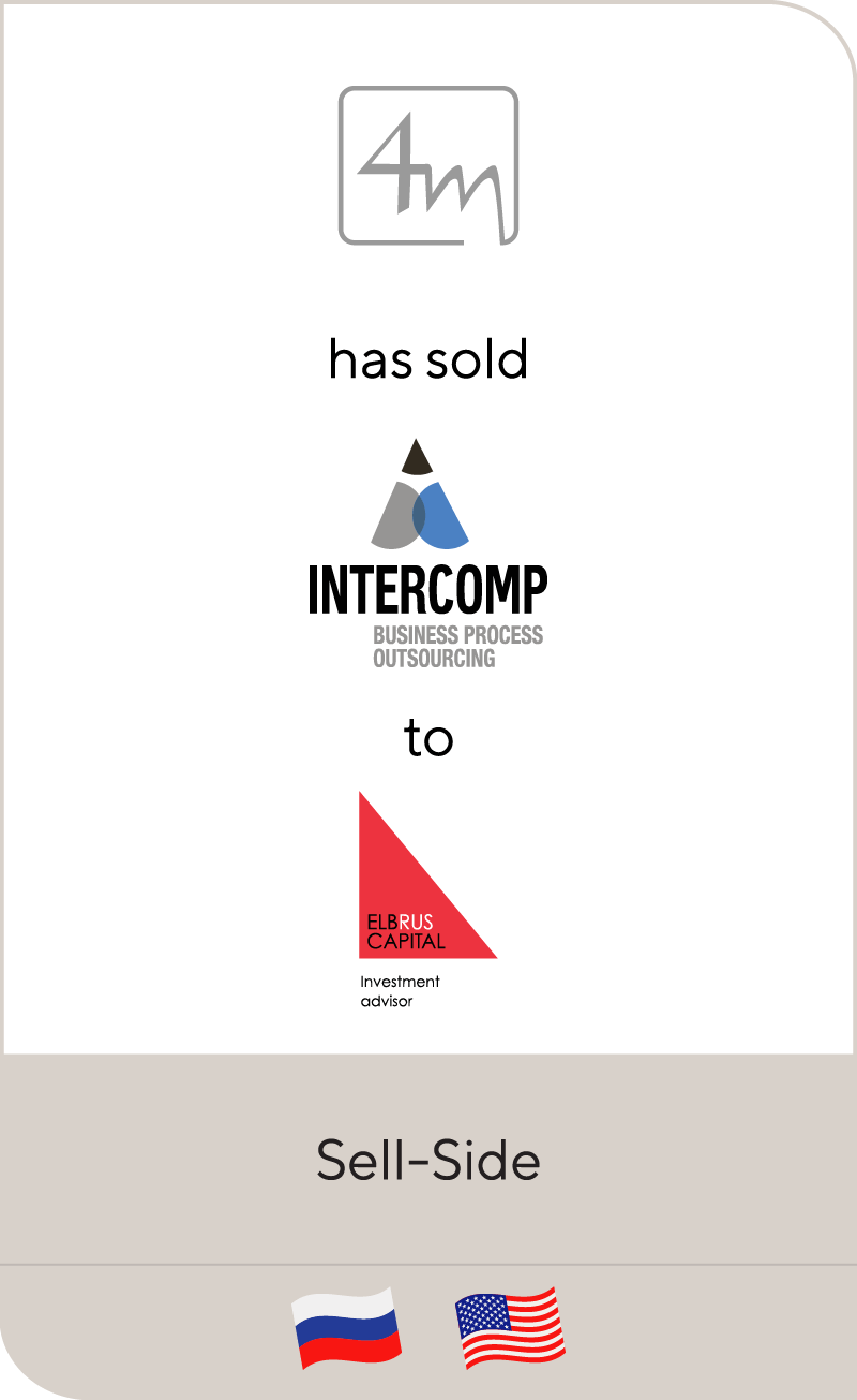 4M Investment Intercomp Elbrus Capital 20134M Investment Intercomp Elbrus Capital 2013