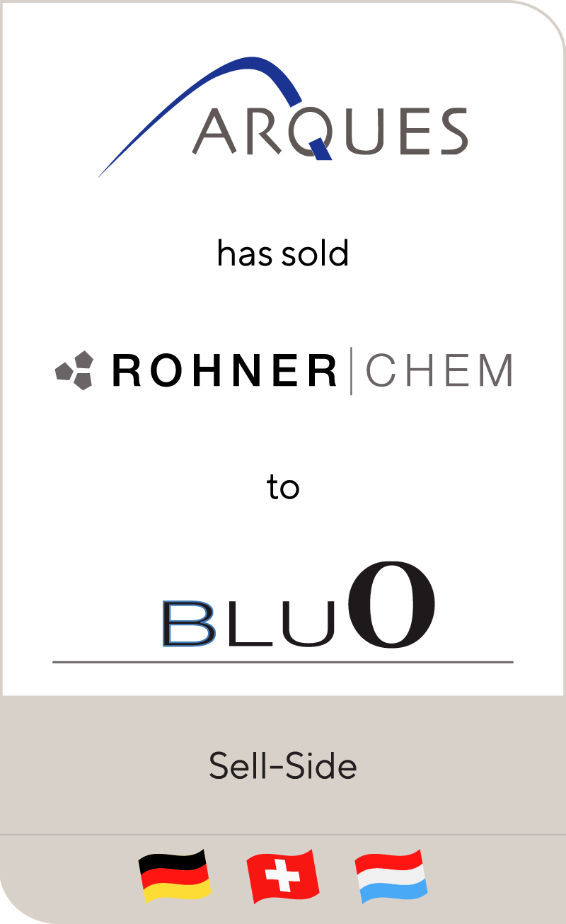 ARQUES has sold Rohner to BluO