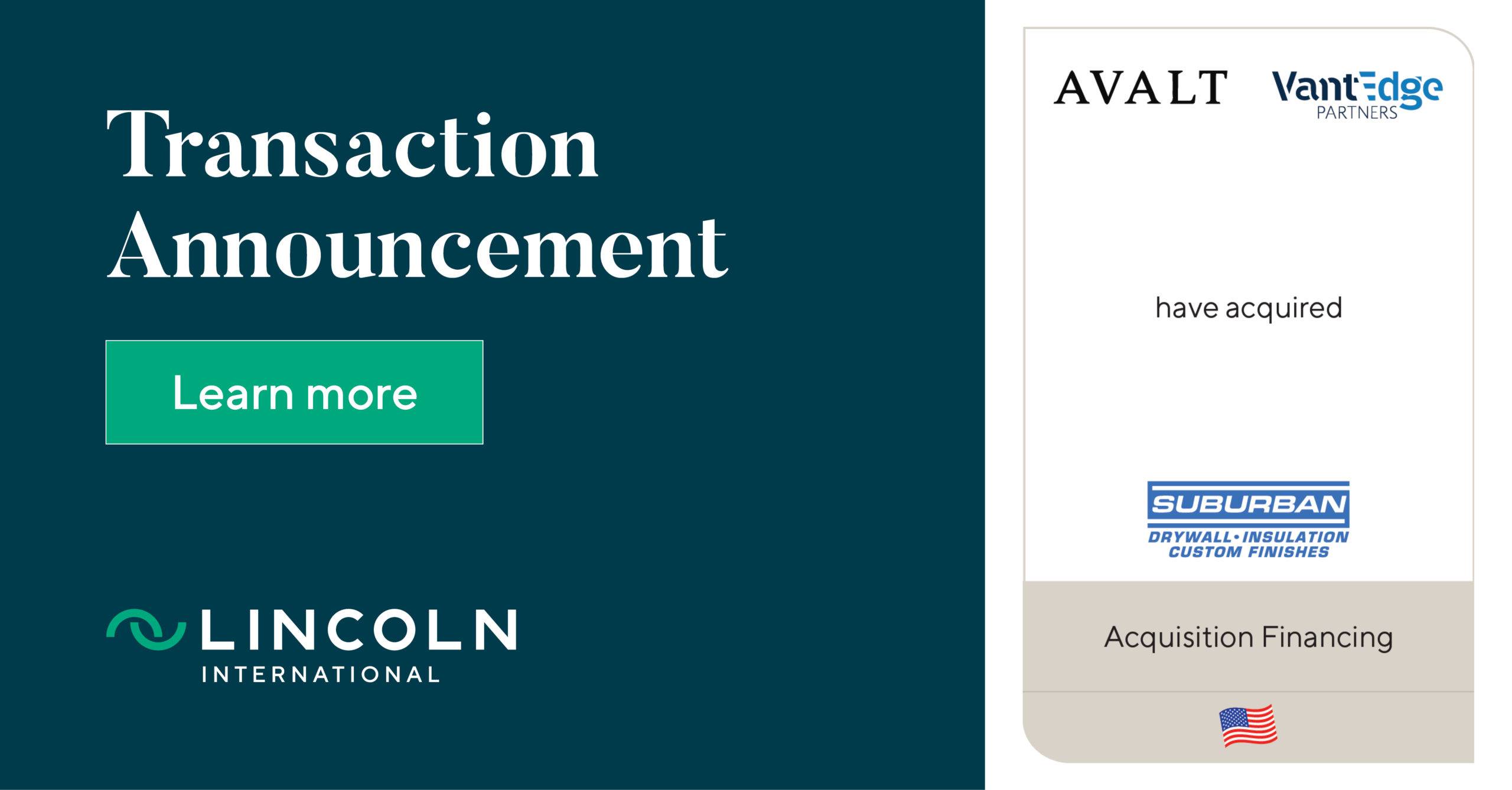AVALT and VantEdge have acquired Suburban Drywall - Lincoln ...