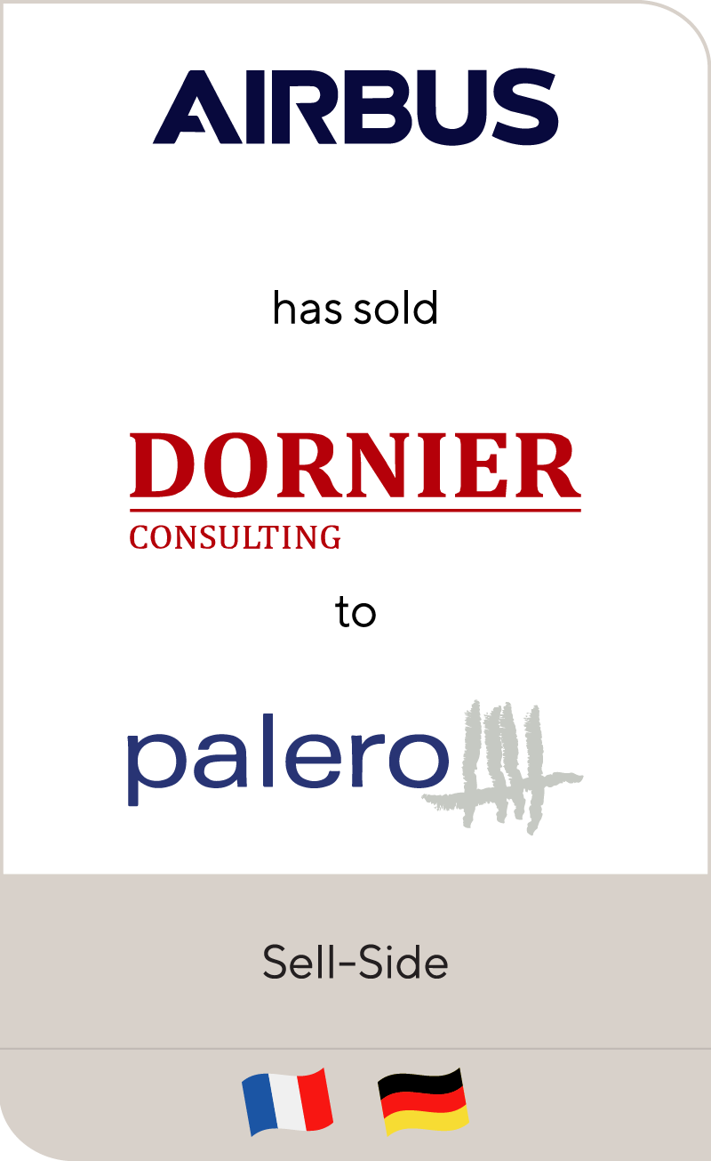 Airbus has sold Dornier Consulting to Palero