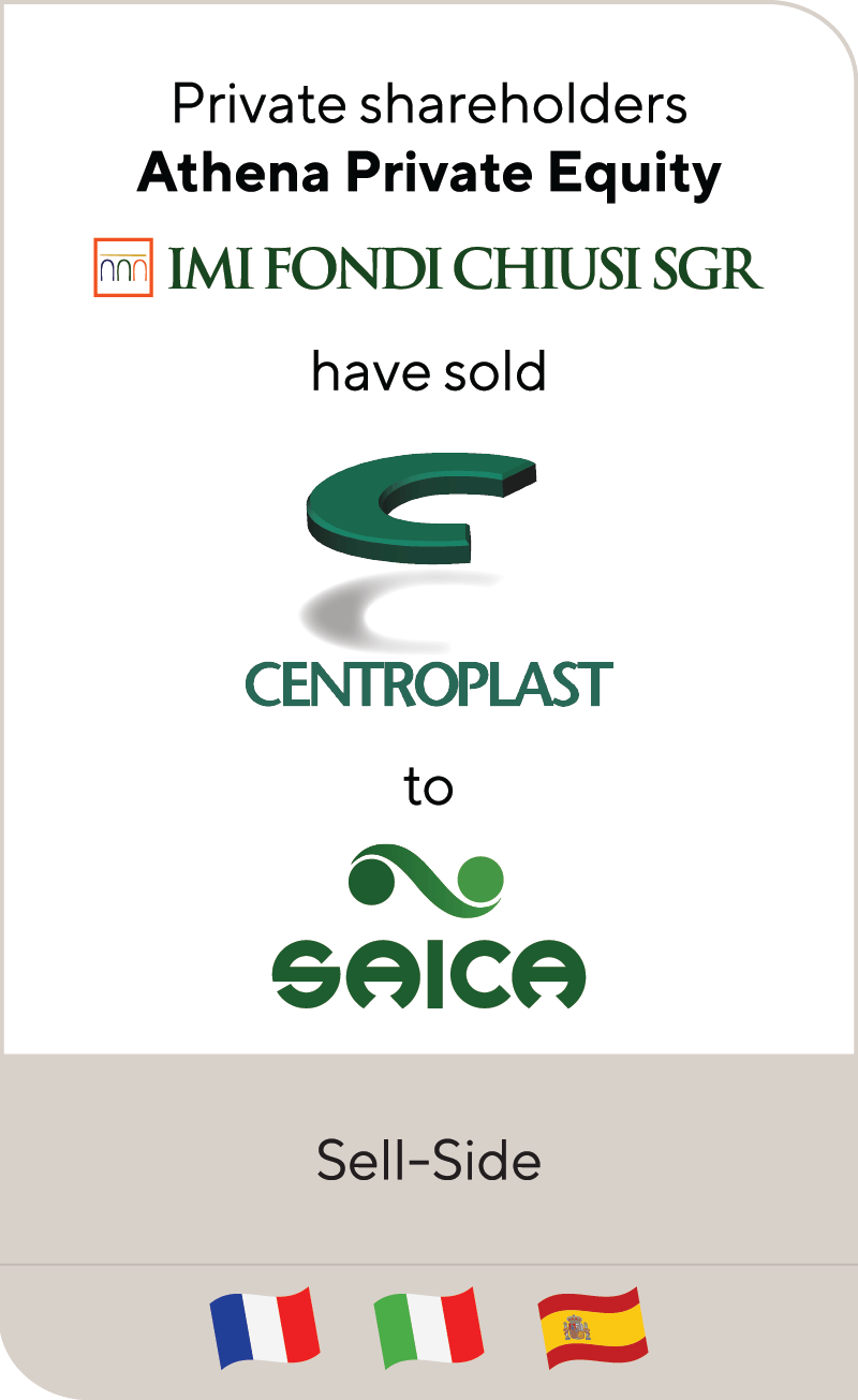 Athena IMI Fondi Centroplast Saica 2016