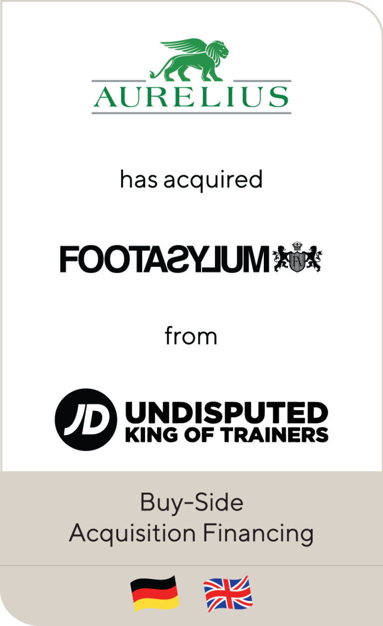 Aurelius has acquired Footasylum from JD Sports Lincoln International LLC