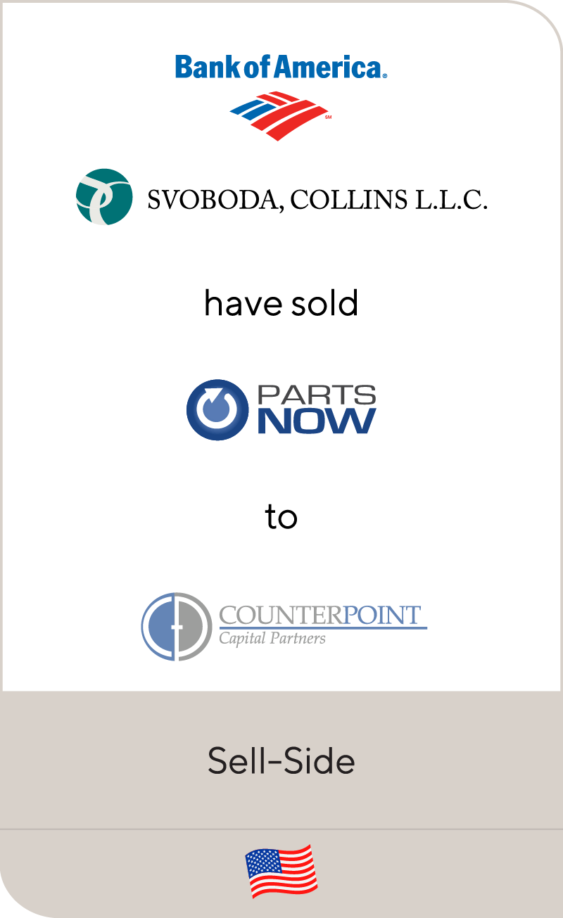 Bank Of America Svoboda Collins PartsNow Counterpoint 2012