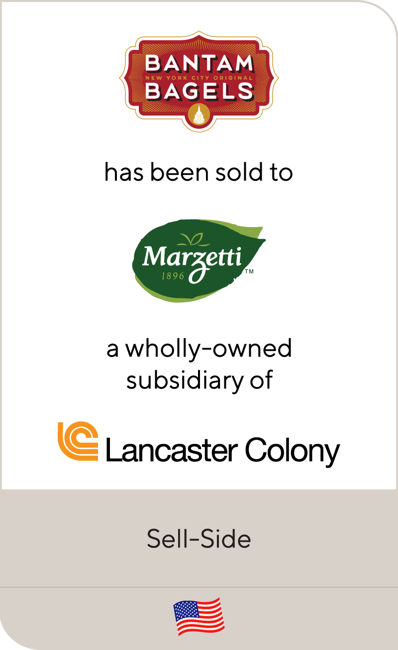 Bantam Bagels has been sold to Lancaster Colony