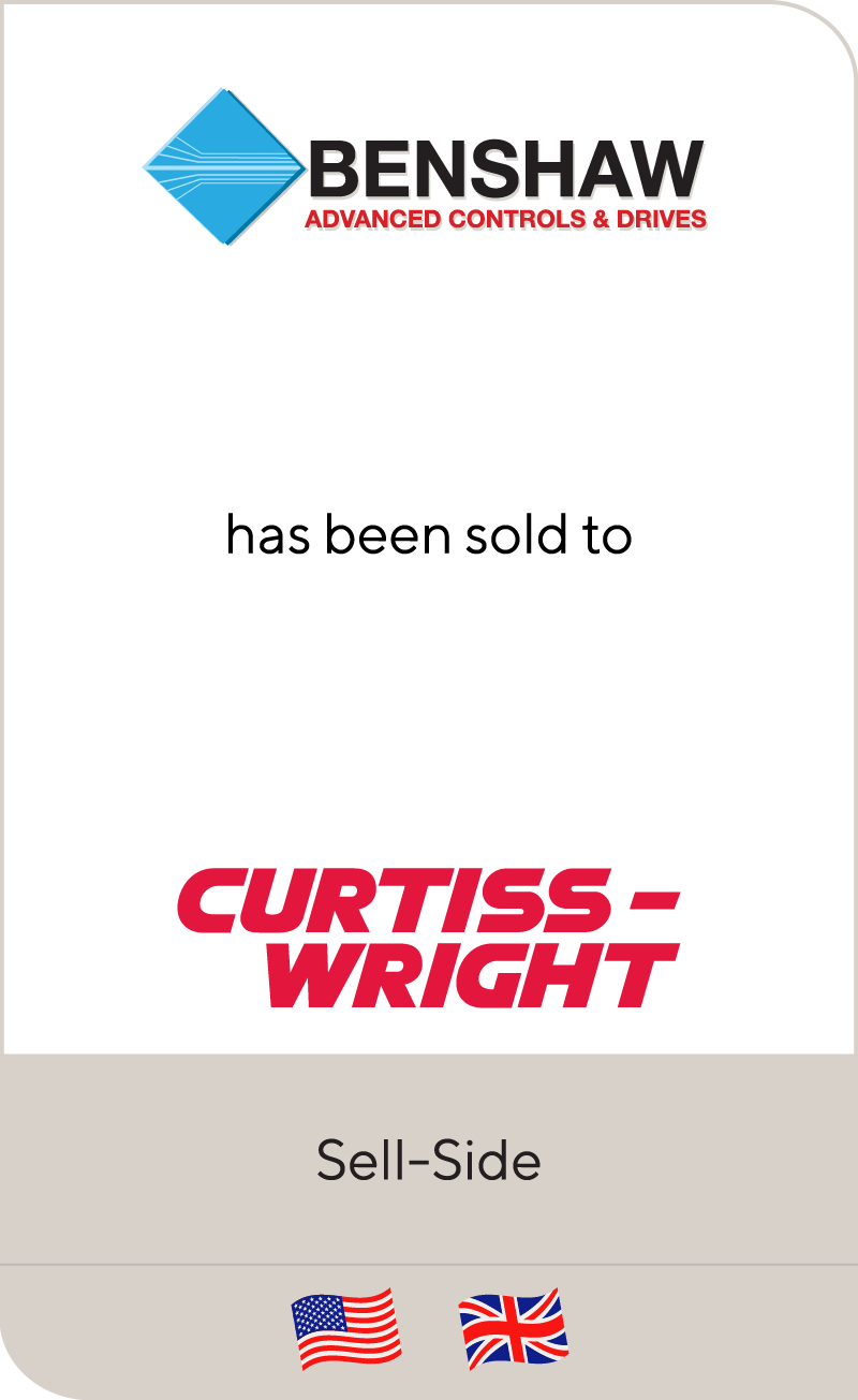 Benshaw has been sold to Curtiss-Wright Corporation