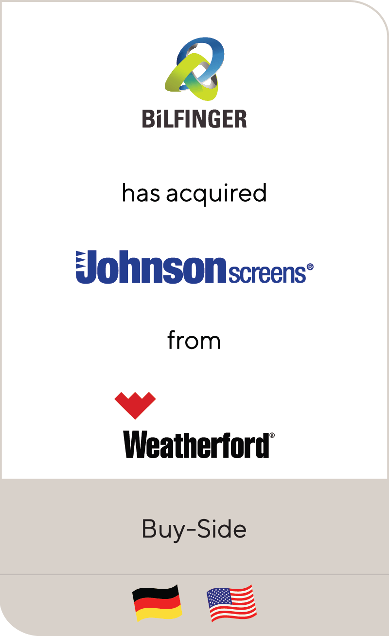 Bilfinger Johnson Weatherford 2013