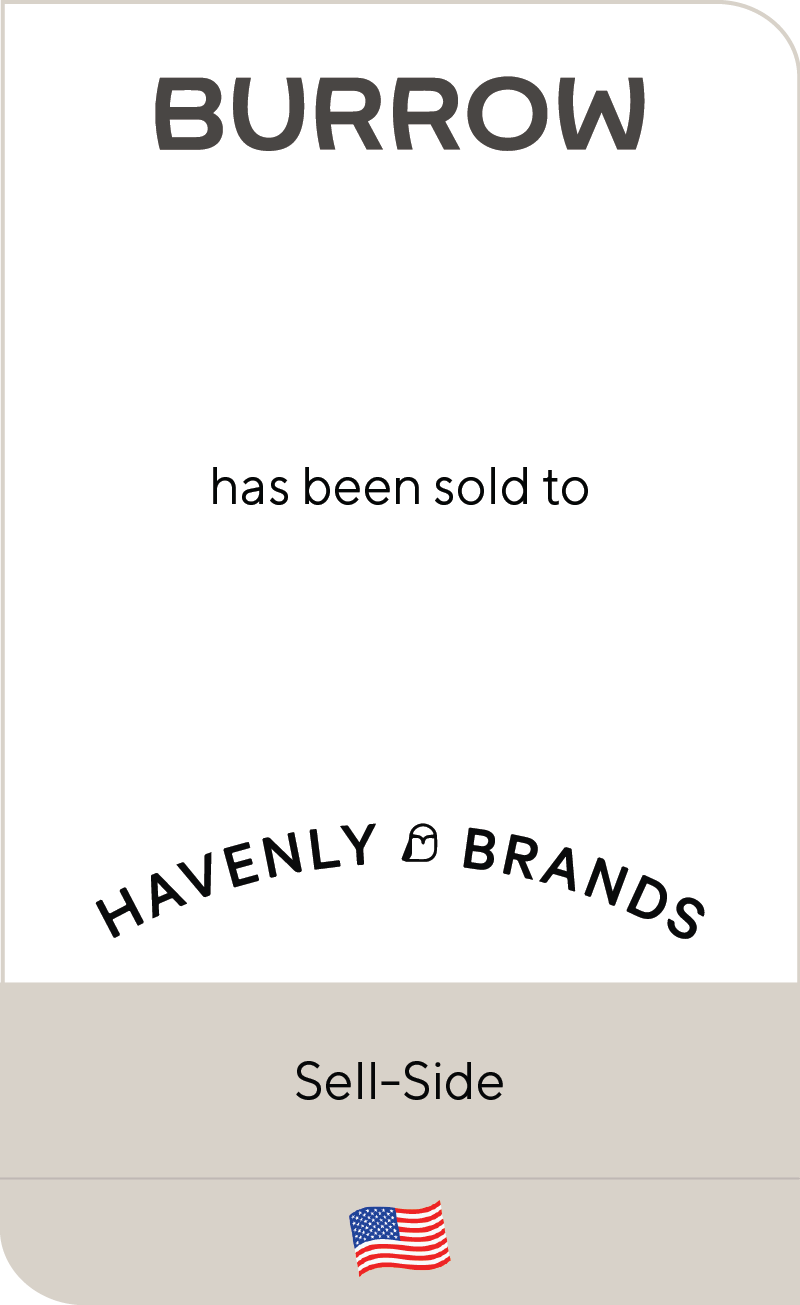 Burrow has been sold to Havenly Brands.