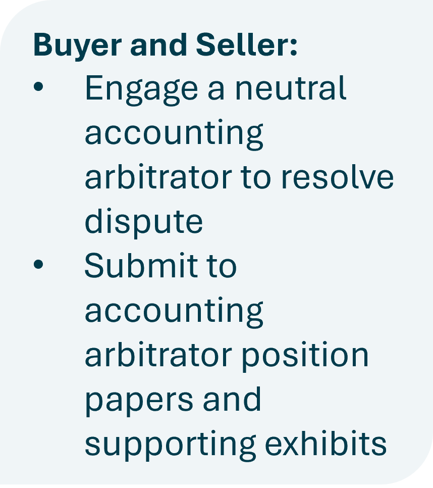 How buyers and can mitigate the risk of net working capital purchase price adjustments during neutral accountant determinations.