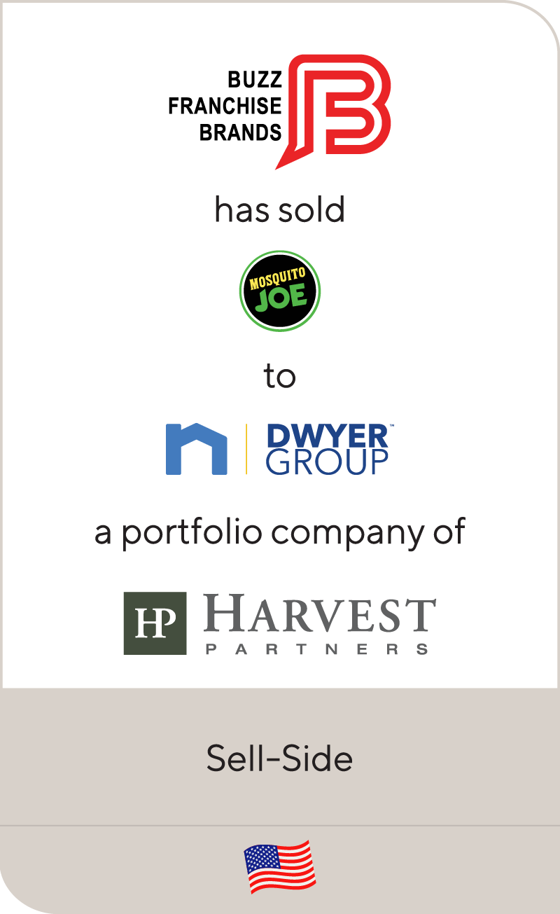 Buzz Franchise Brands has sold Mosquito Joe to Dwyer Group