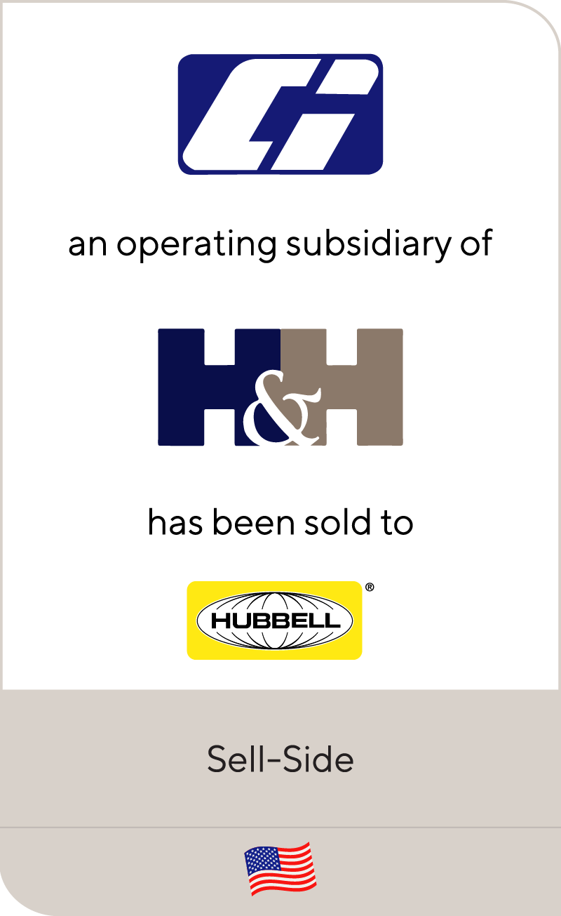 Continental Industries, an operating subsidiary of Handy & Harman, has been sold to Hubbell