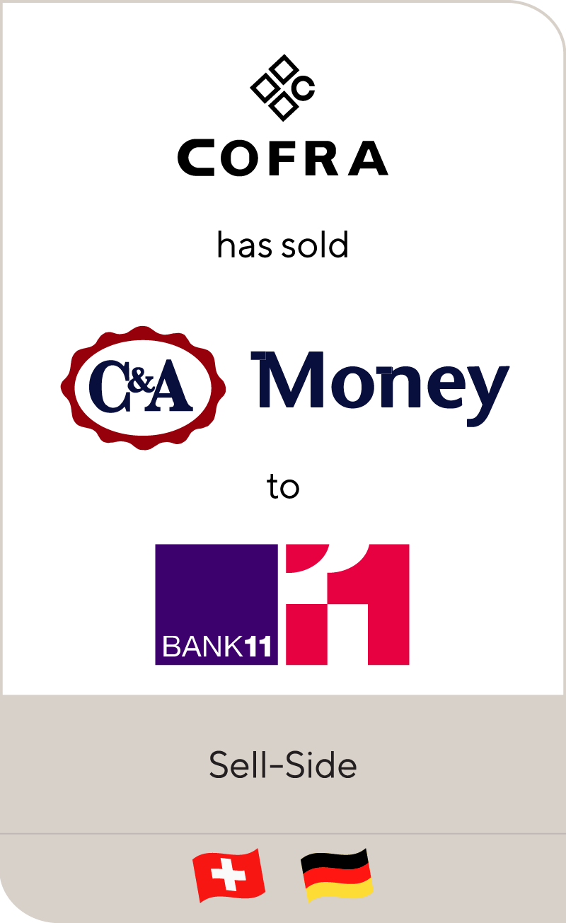 COFRA Holding has sold C&A Bank to Bank11