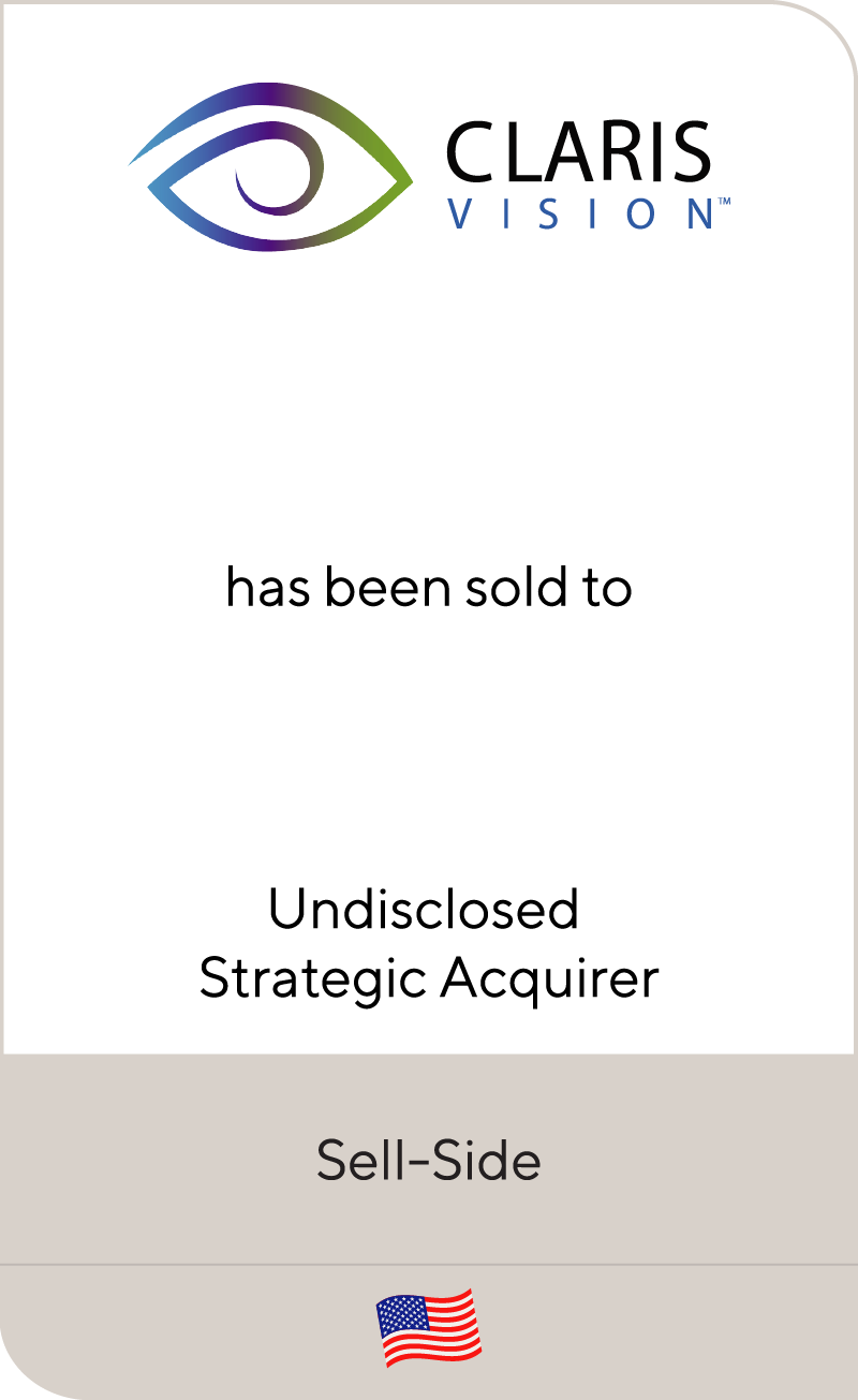 Candescent Partners has sold Claris vision