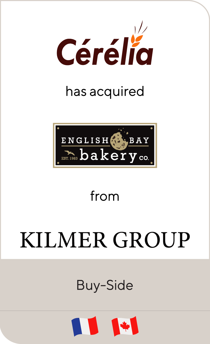 Cerelia has acquired English Bay Bakery from Kilmer Van Nostrand