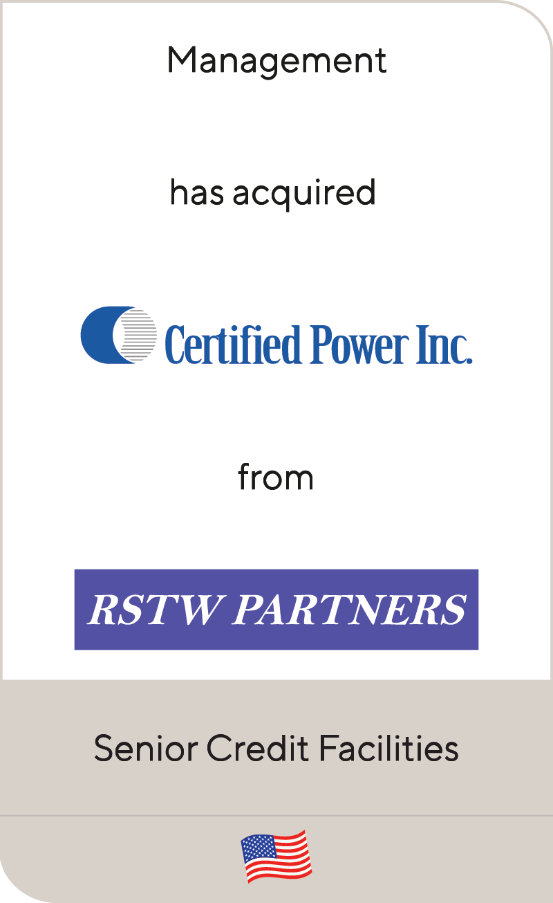 Certified Power RSTW Partners LP 2007