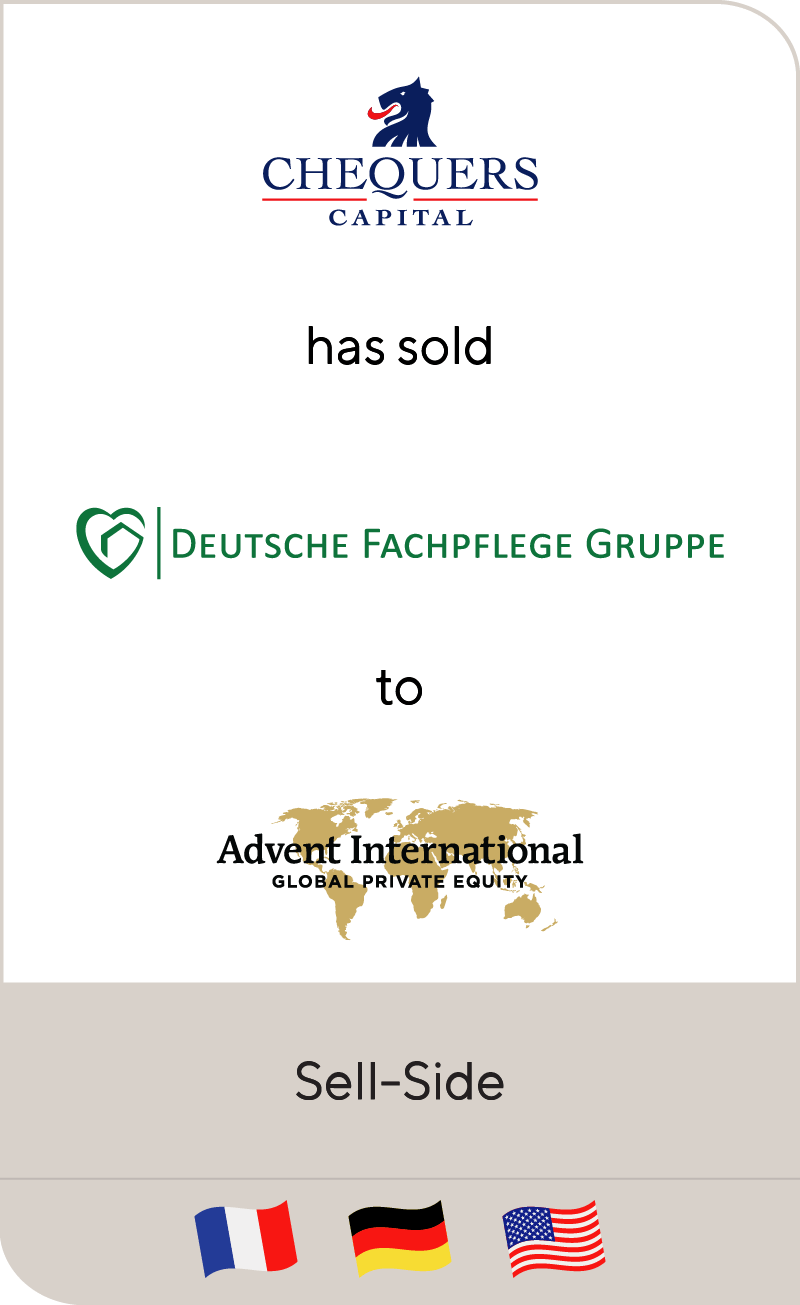 Chequers Capital has sold Deutsche Fachpflege Gruppe to Advent International