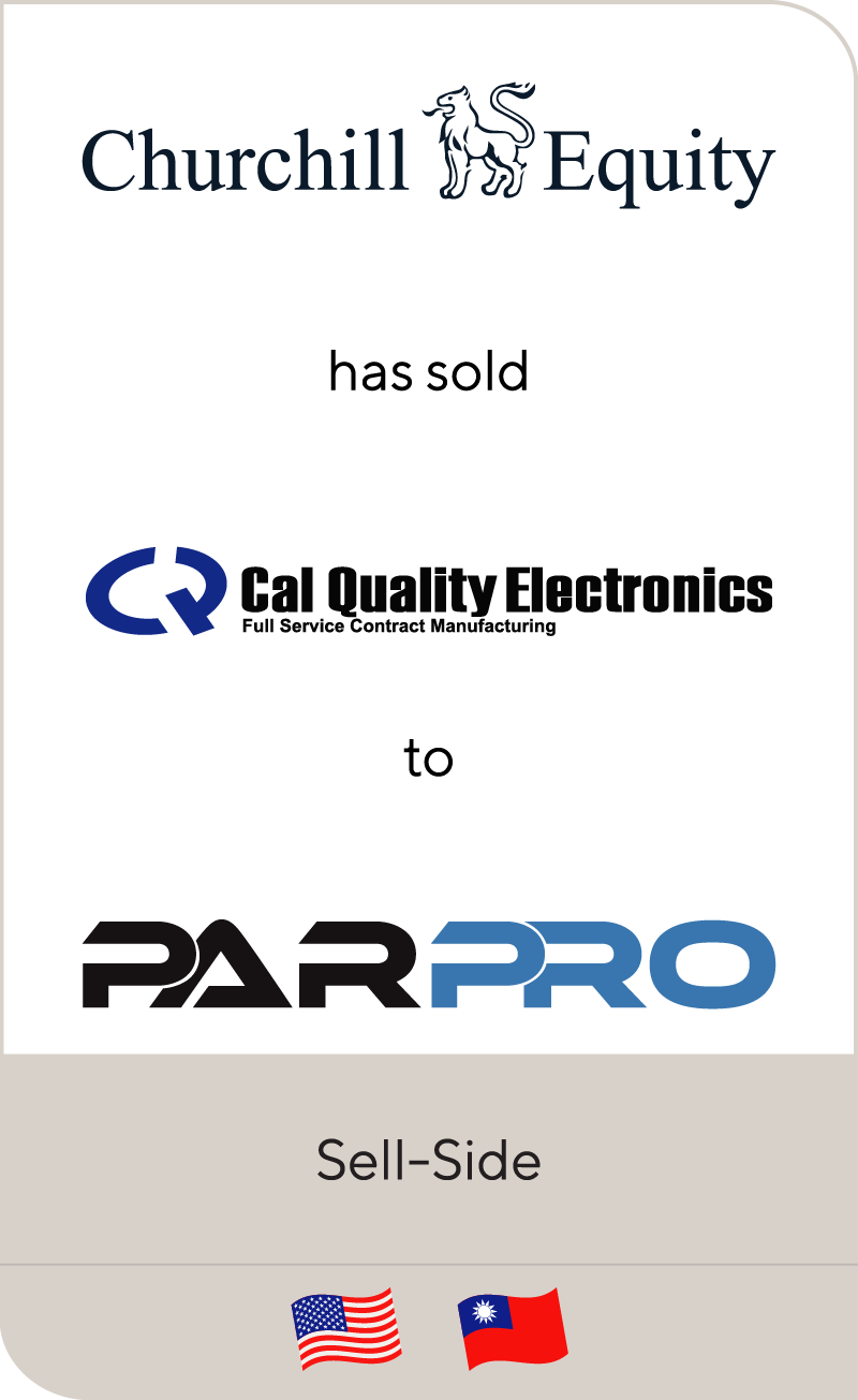 Churchill has sold Cal Quality to PARPRO 2016
