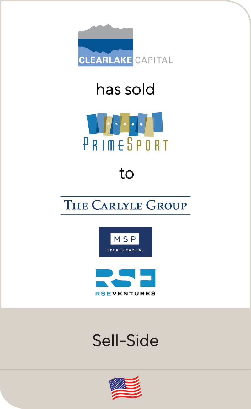 Clearlake Capital Group has sold a majority stake in PrimeSport Holdings to The Carlyle Group, Moorad Sports Partners and RSE Ventures