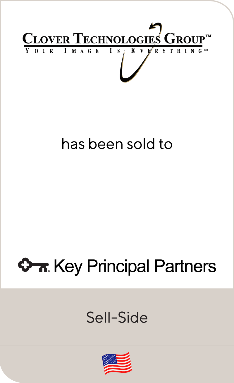 Clover Technologies Group has been sold to Key Principal Partners