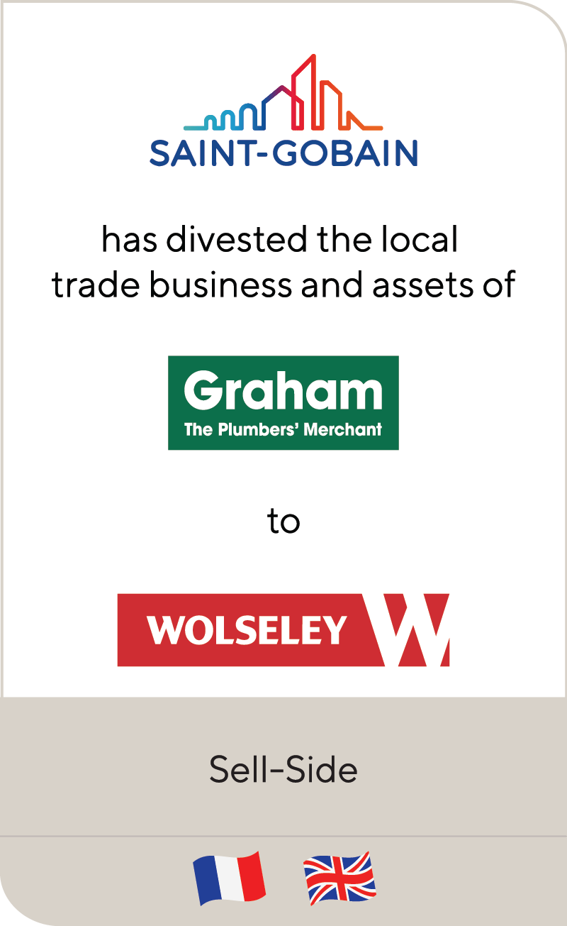 Compagnie De Saint Gobain SA Graham The Plumbers' Merchant Wolseley 2021