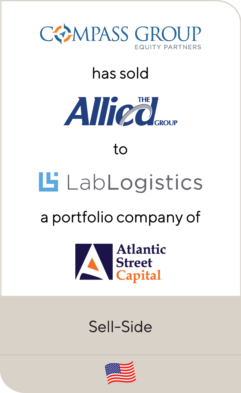 Compass Group Equity Partners Allied Group Lab Logistics Atlantic Street Capital 2022