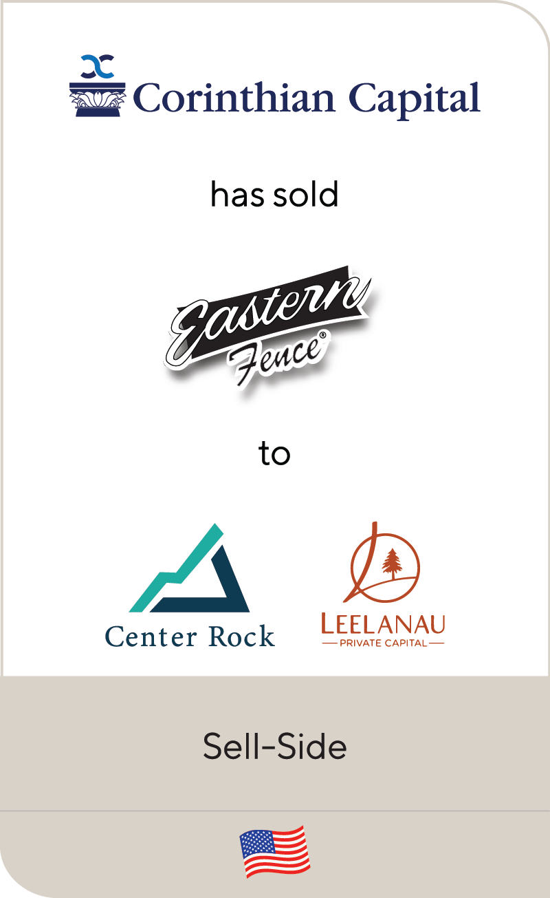 Corinthian Capital Group Eastern Wholesale Fence Center Rock Leelanau 2020