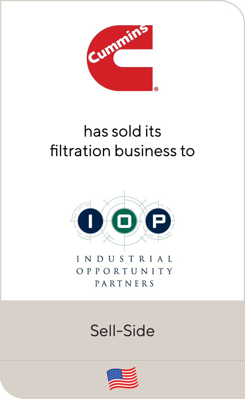Cummins Filtration Industrial Opportunity Partners 2011
