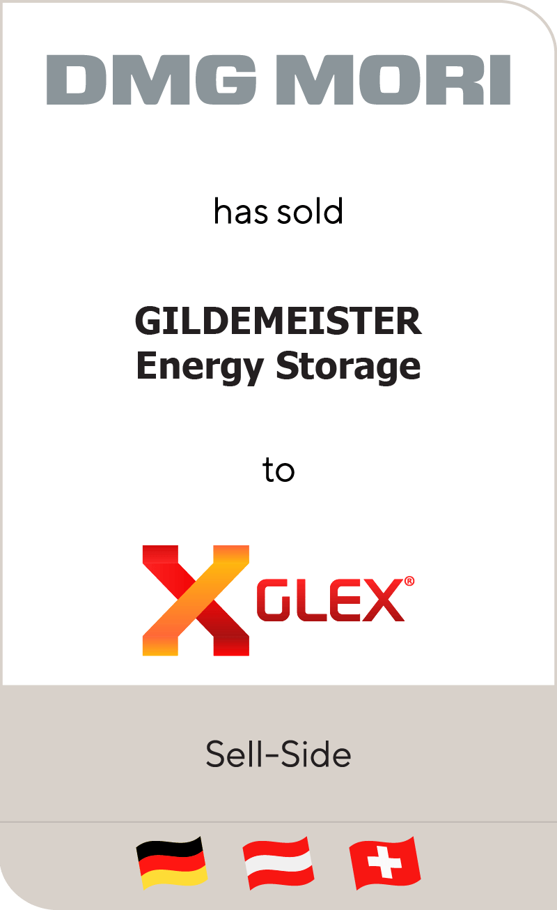 DMG Mori has sold GILDEMEISTER energy storage to Glex