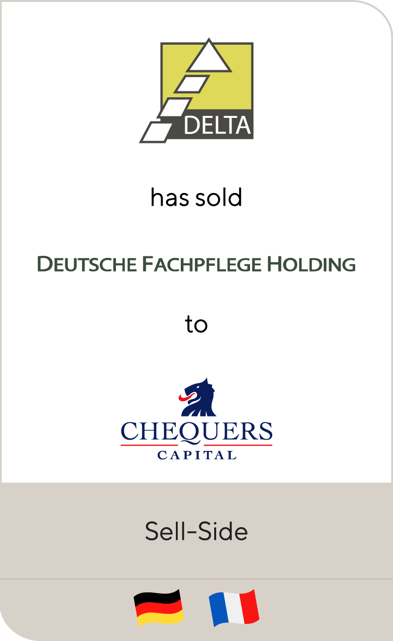DELTA has sold Deutsche Fachpflege Holding to Chequers Capital