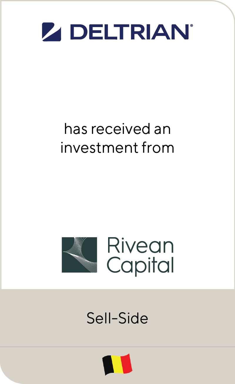 Deltrian has received an investment from Rivean Capital