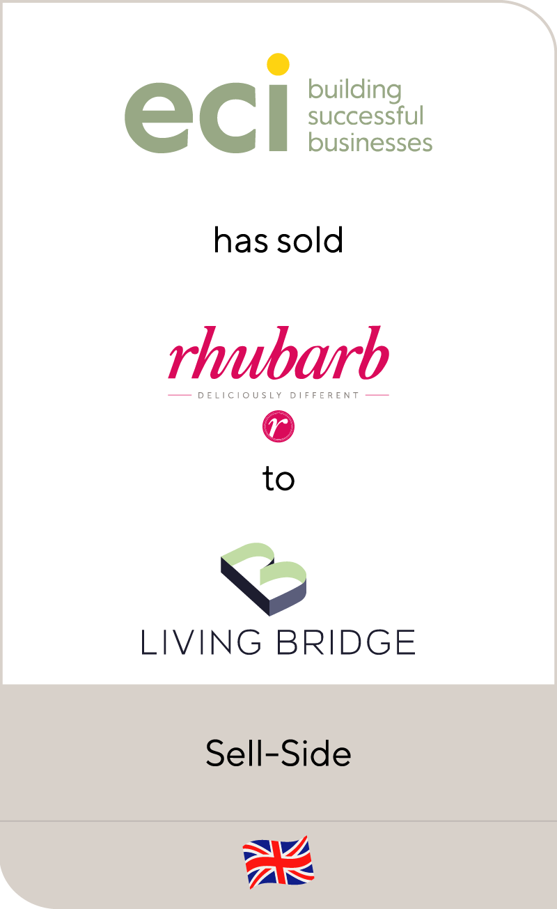 ECI Partners has sold rhubarb Food Design Limited to Livingbridge