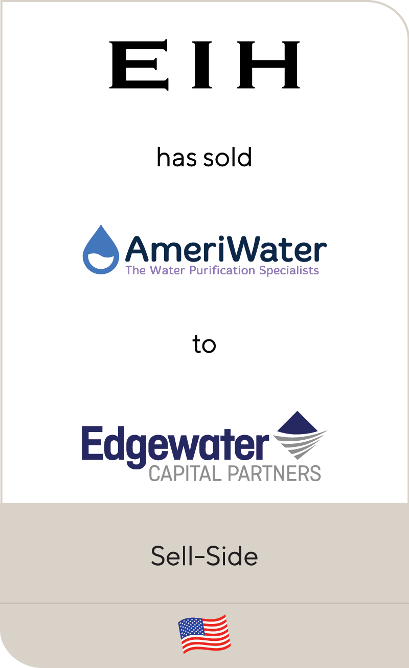 EIH Capital Advisors LLC AmeriWater LLC Edgewater Capital 2022
