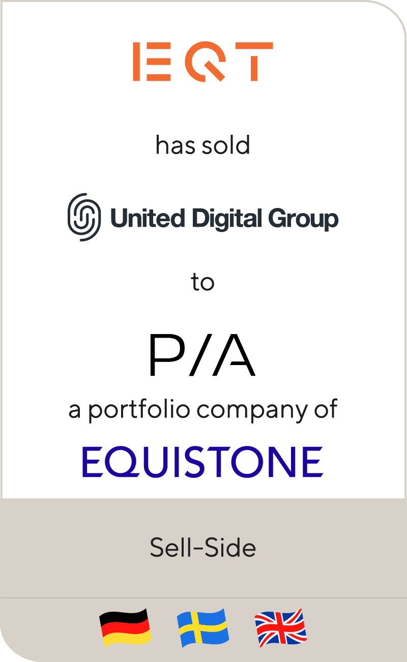 EQT has sold United Digital Group to Performance Interactive Alliance, a portfolio company of Equistone