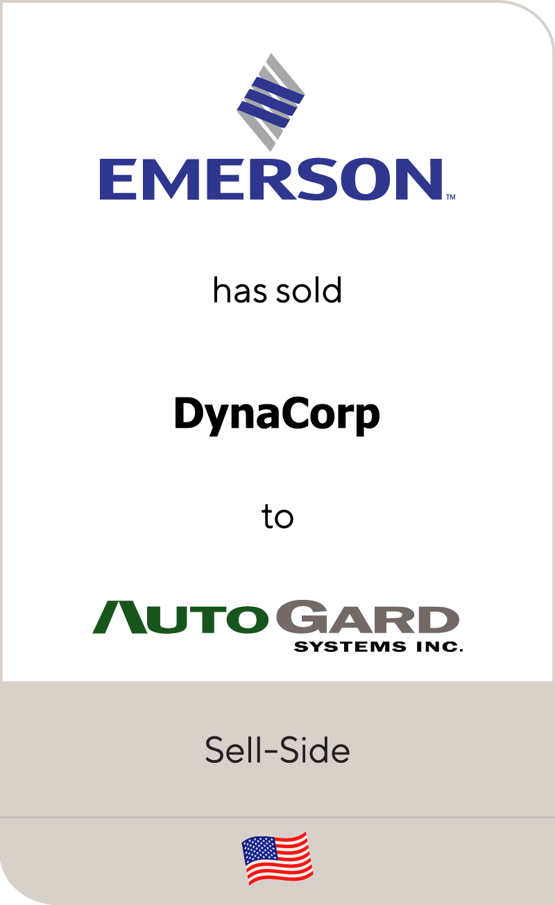 Emerson has sold Dynacorp to Autogard