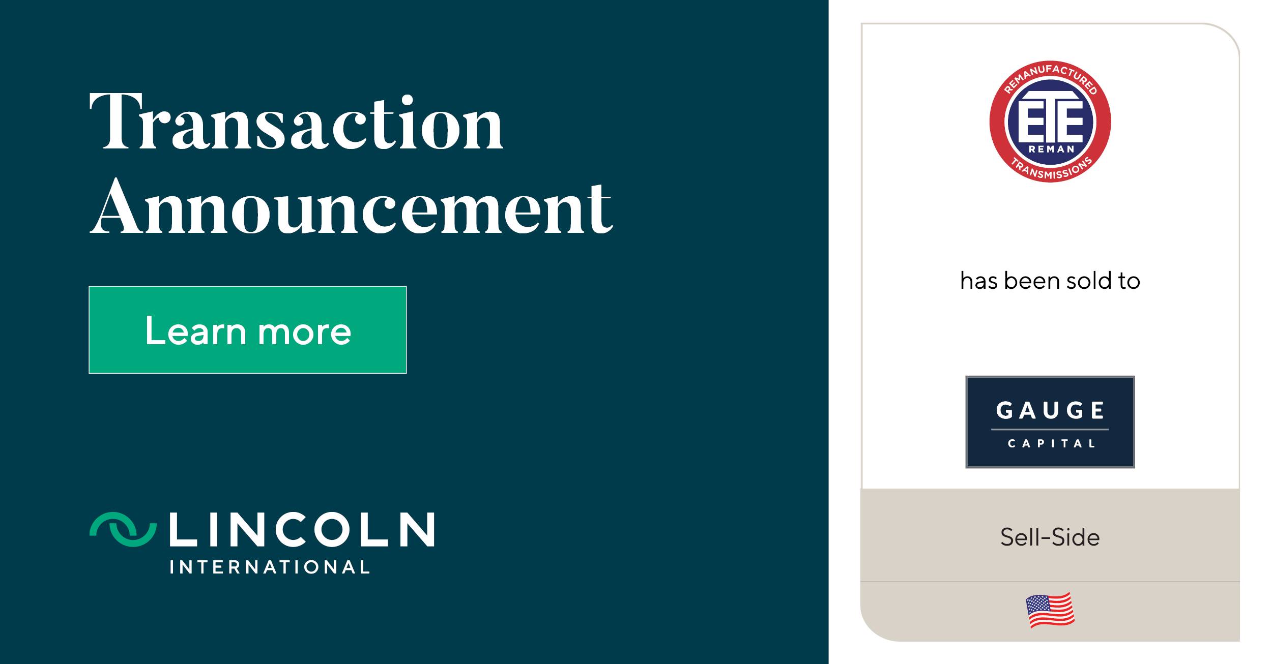 Engine & Transmission Exchange has partnered with Gauge Capital ...