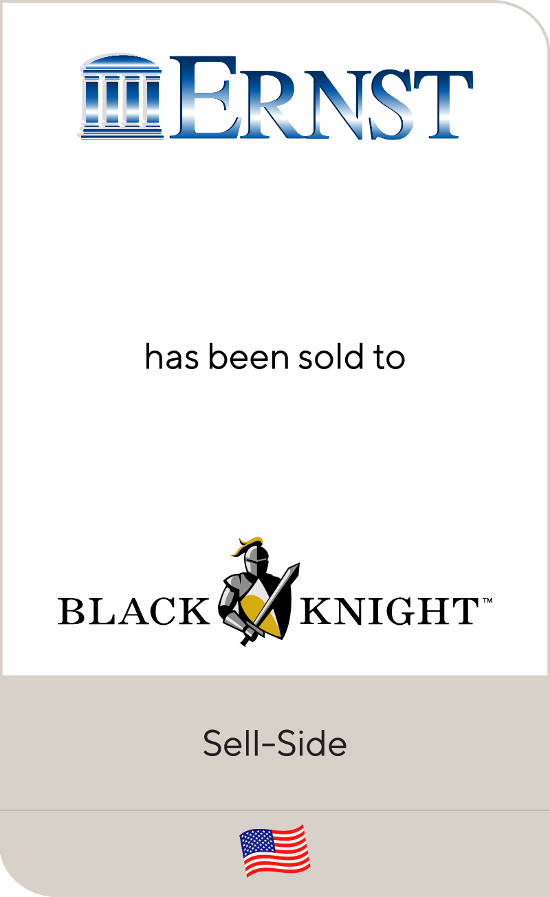 Ernst Publishing LLC has been sold to Black Knight, Inc.