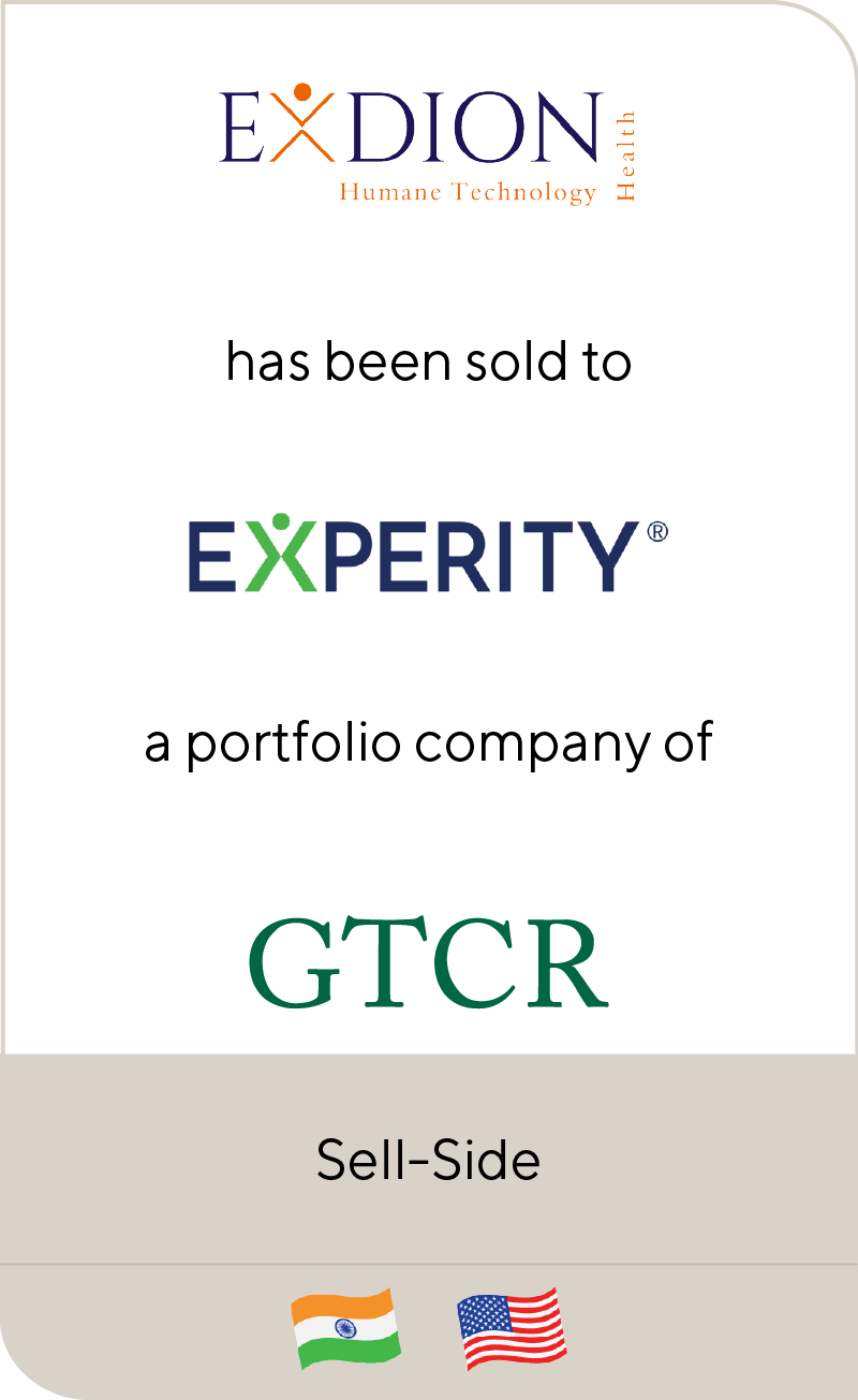 Exdion Healthcare Solutions has been sold to Experity, a portfolio company of GTCR