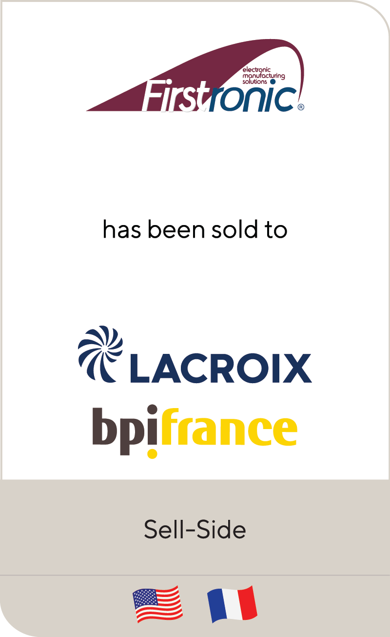 Firstronic LLC Lacroix Group BPifrance 2021
