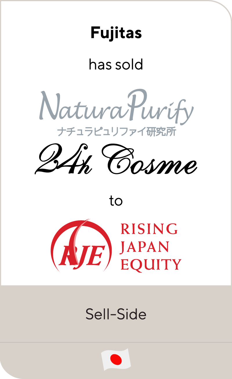 RAJA Group has sold NaturaPurify's organic cosmetics brand “24th Cosme” to Rising Japan Equity