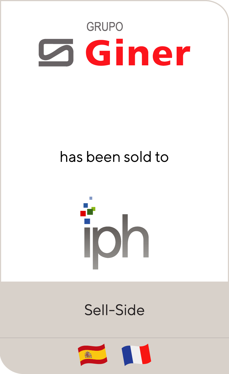 BUENAVENTURA GINER has been sold to IPH Group