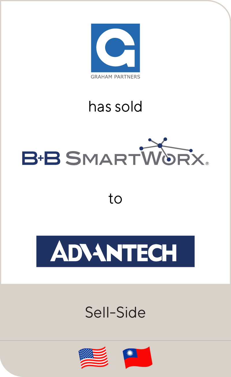 GrahamPartners has sold B+BSmartworx to Advantech