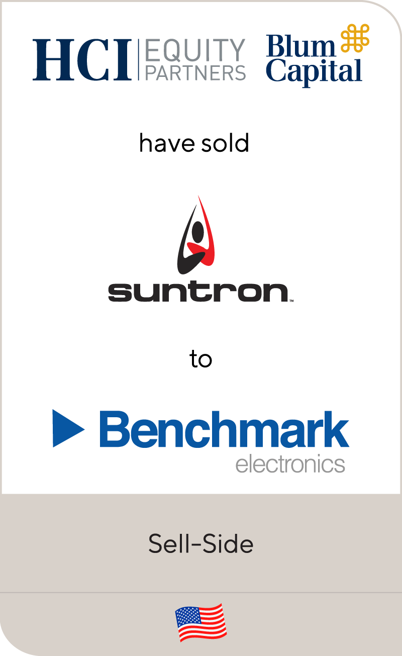 HCI EquityPartners Blum Capital Suntron Benchmark 2013