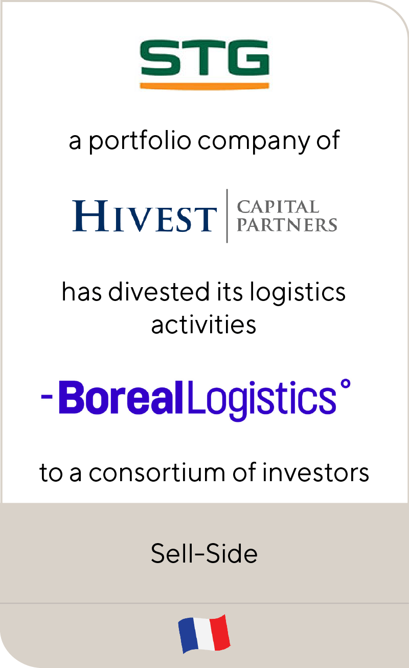 Groupe STG, a portfolio company of Hivest Capital Partners, has divested its logistics activities Boréal Logistics to a consortium of investors