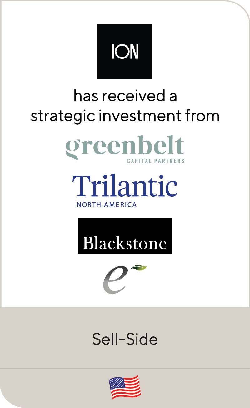 ION Solar Greenbelt Capital Partners Trilantic Blackstone Energy Impact Partners 2022