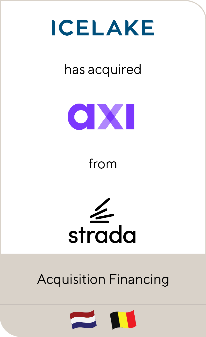 IceLake has acquired Axi from Strada Partners