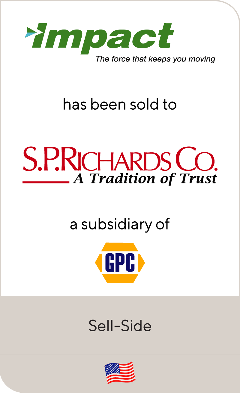 Impact has been sold to SPRichards a subsidiary of GPC