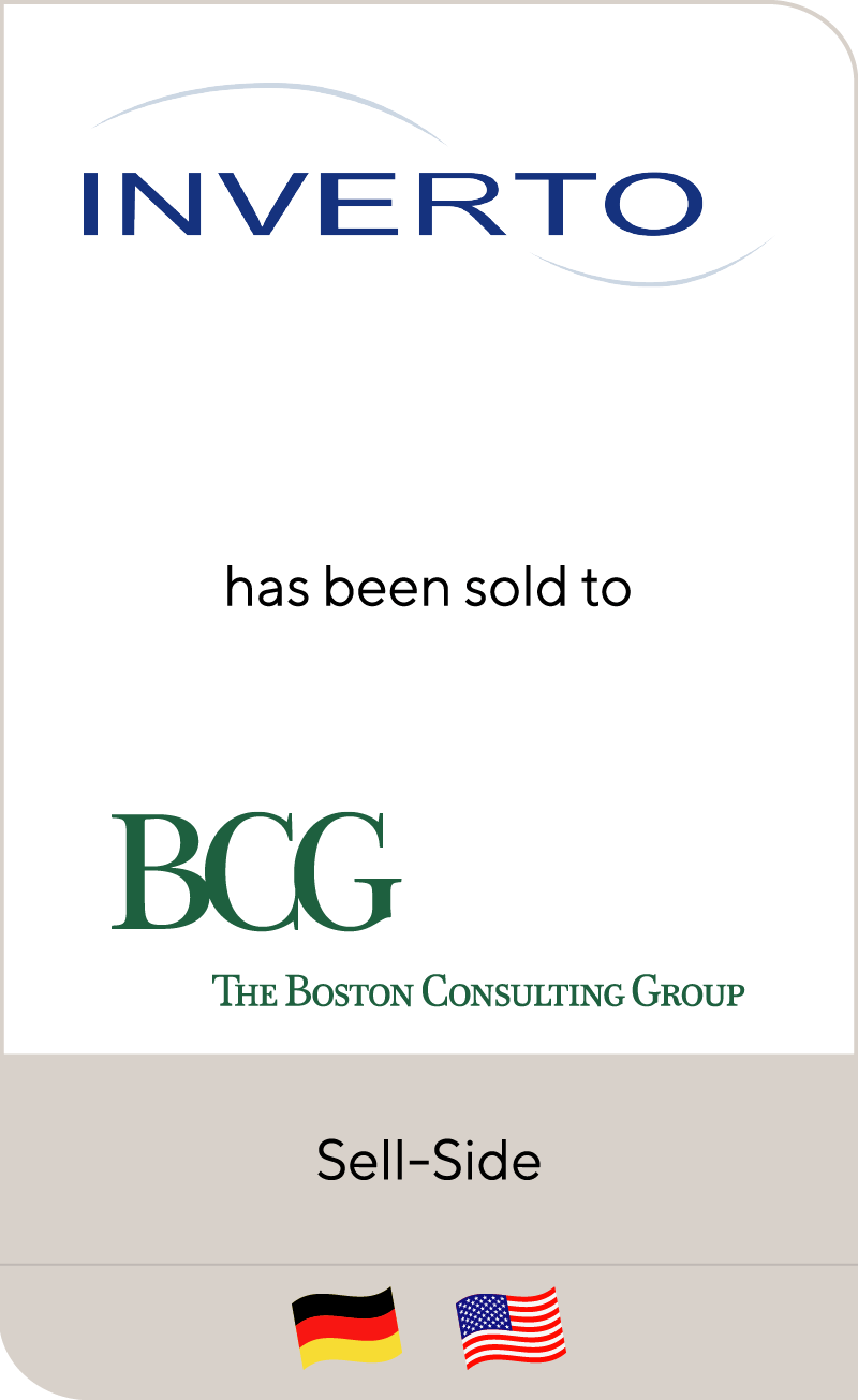 Inverto has been sold to The Boston Consulting Group