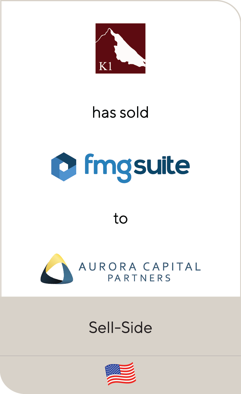 K1 FMGsuite Aurora Capital Partners 2020