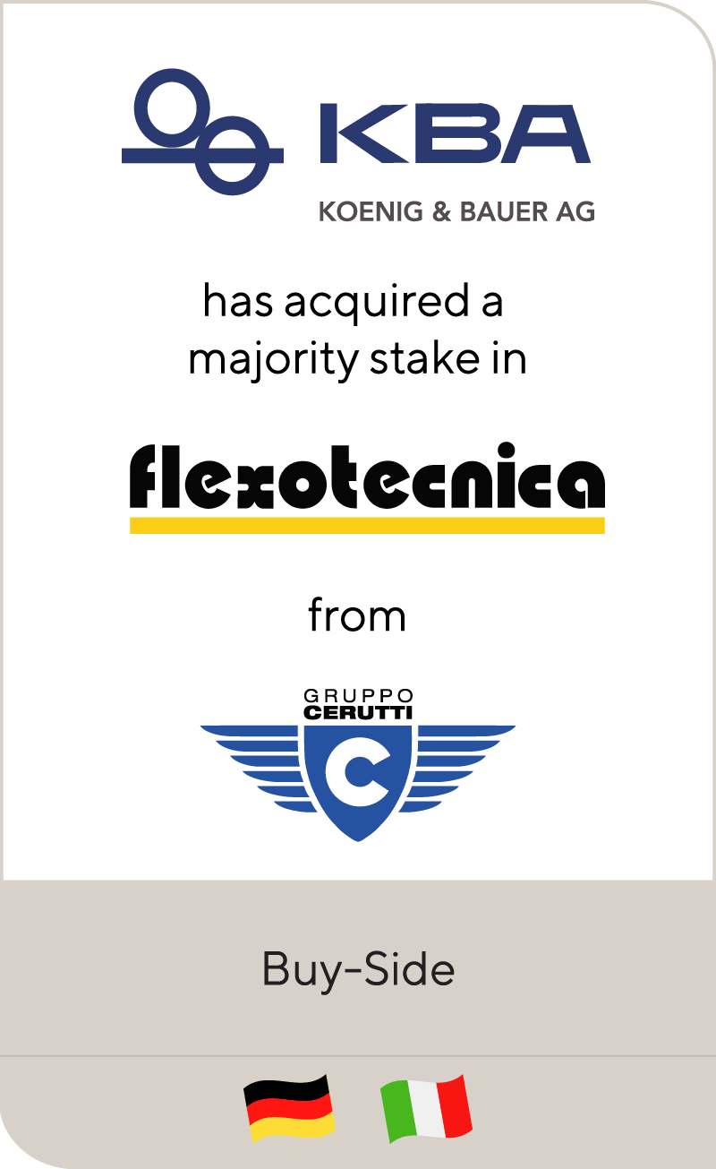 KBA Koenig & Bauer AG Flexotecnica Gruppo Cerutti 2013