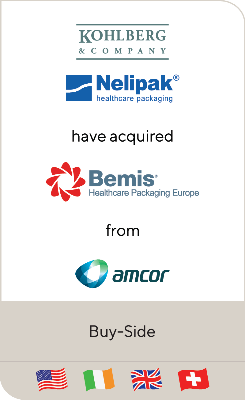 Kohlberg Bemis Amcor Nelipak 2019