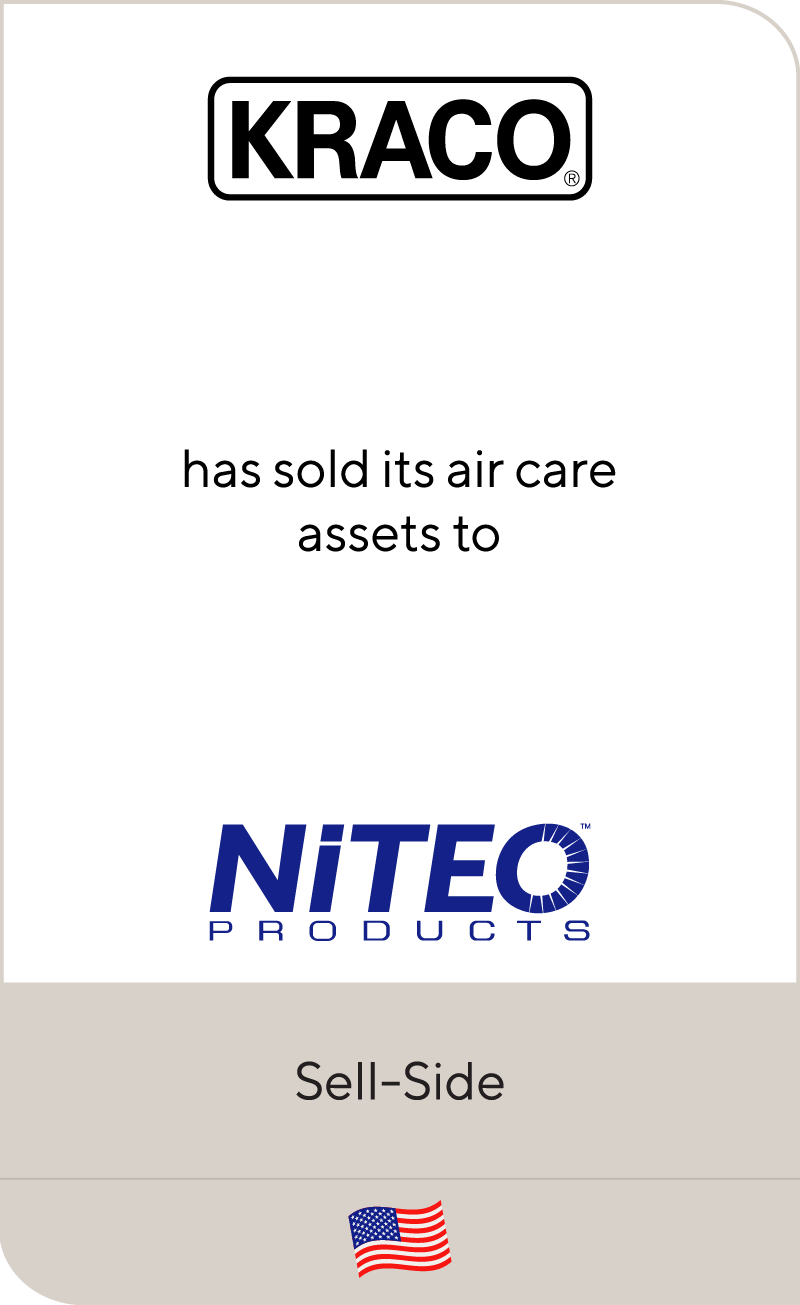 Kraco has sold its air care assets to Niteo